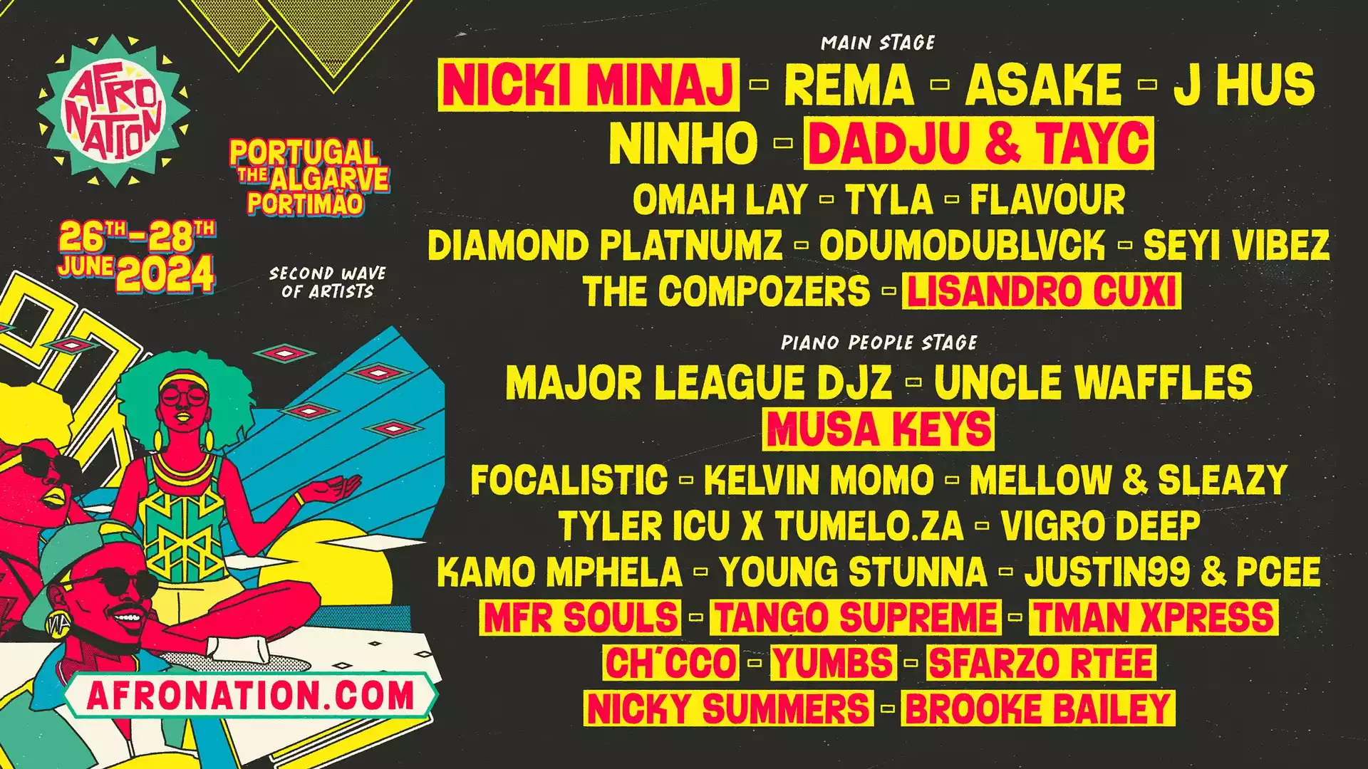 Afro Nation Portugal 2024 Lineup Diamond Platnumz to Share Stage with Nicki Minaj
